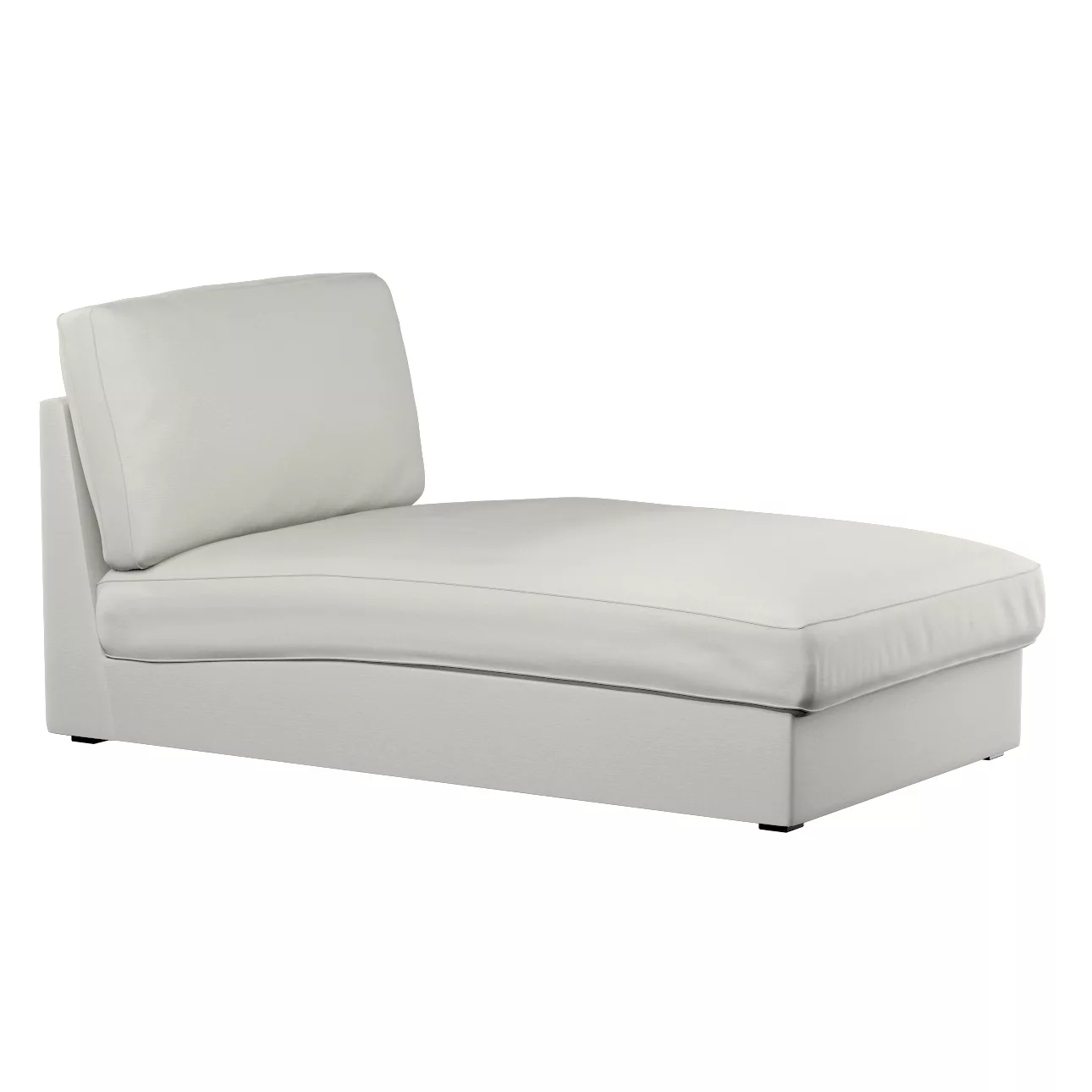 Bezug für Kivik Recamiere Sofa, mittelgrau, Bezug für Kivik Recamiere, Livi günstig online kaufen