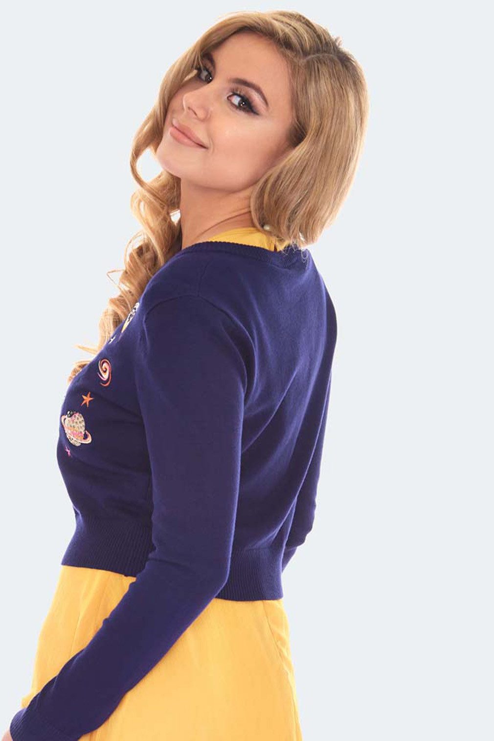 Voodoo Vixen Strickjacke Space Chic Cardigan günstig online kaufen