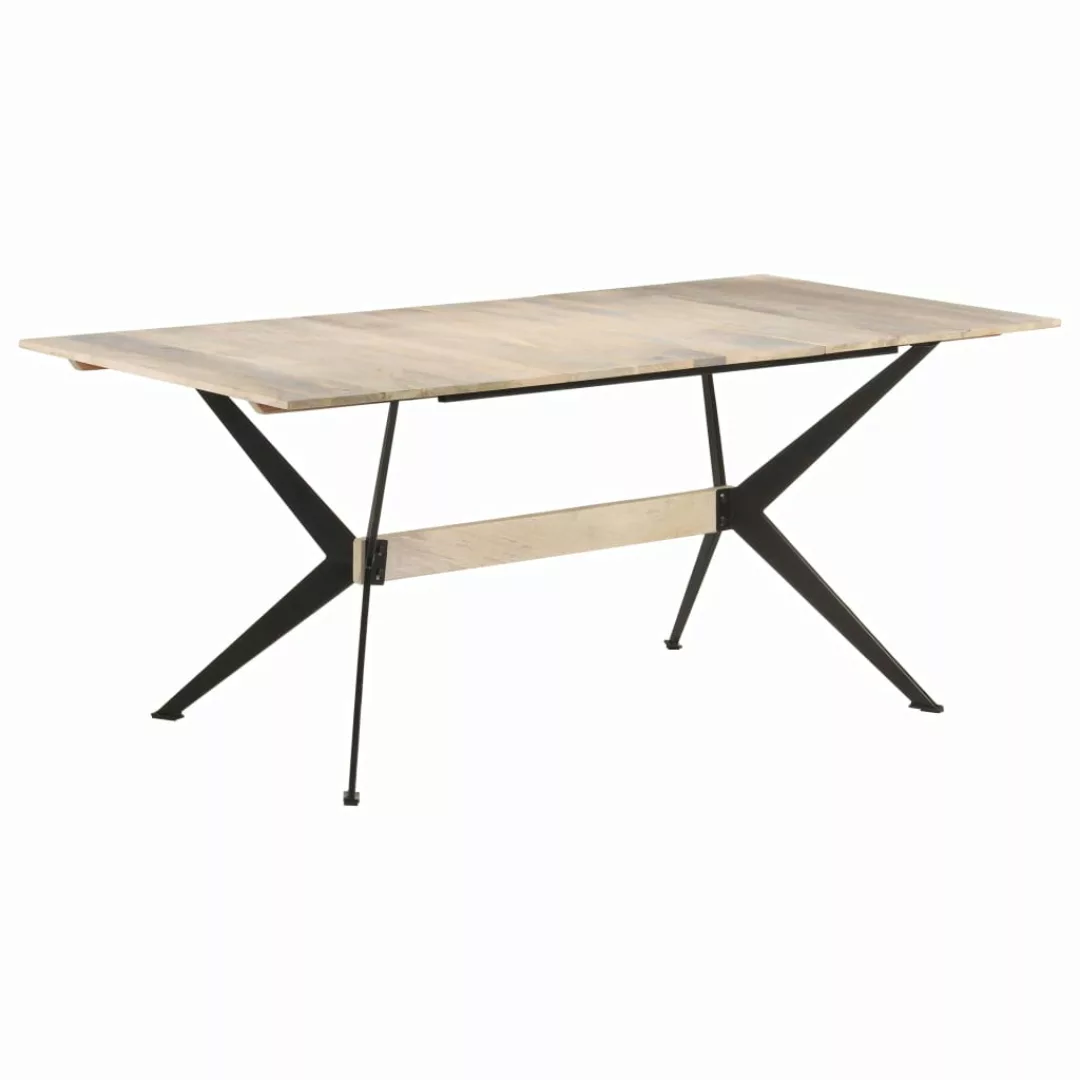 Esstisch 180x90x76 Cm Massivholz Mango günstig online kaufen