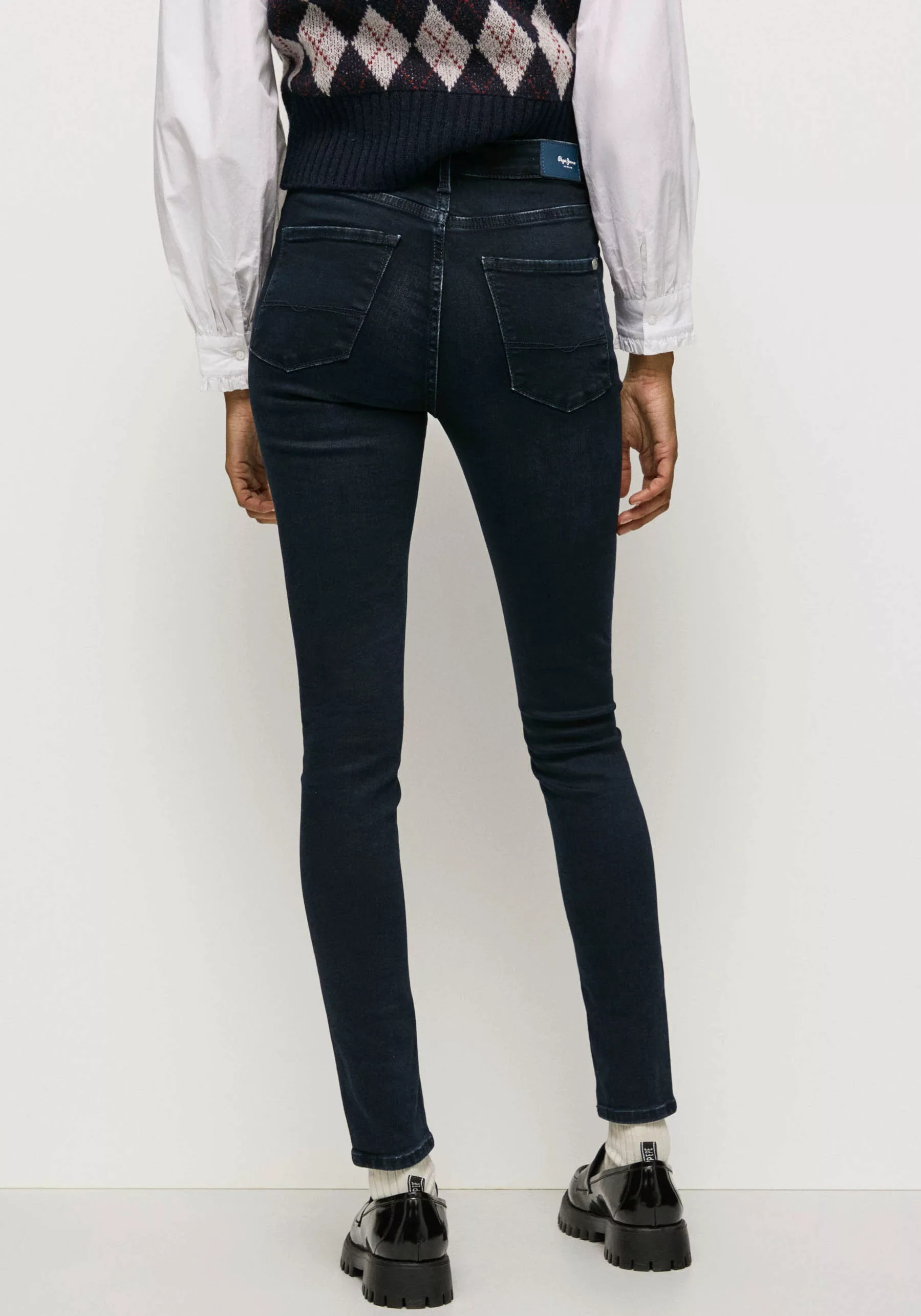 Pepe Jeans Röhrenjeans "REGENT", in Skinny Passform mit hohem Bund aus seid günstig online kaufen