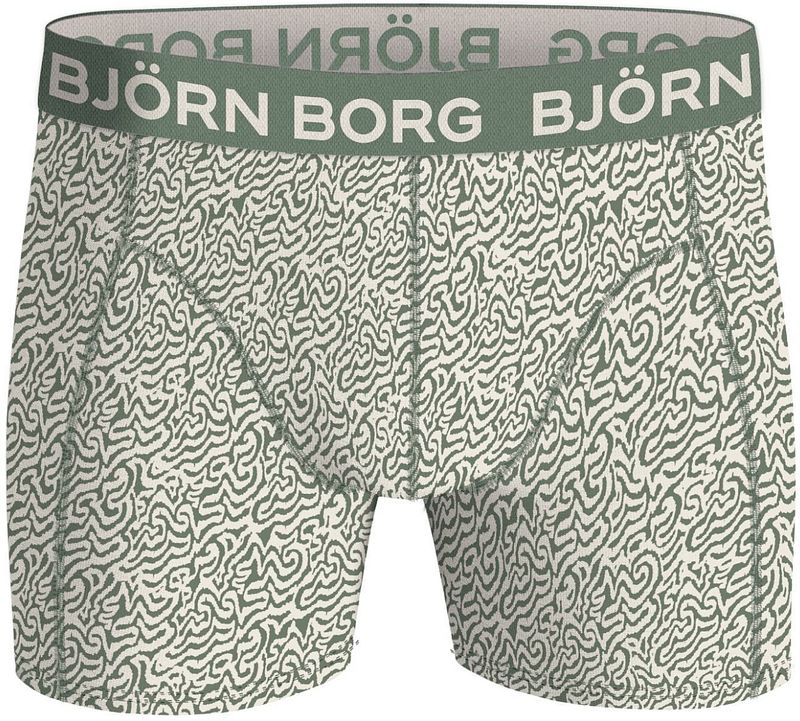 Bjorn Borg Boxers Cotton Stretch 3-Pack Grün - Größe XL günstig online kaufen