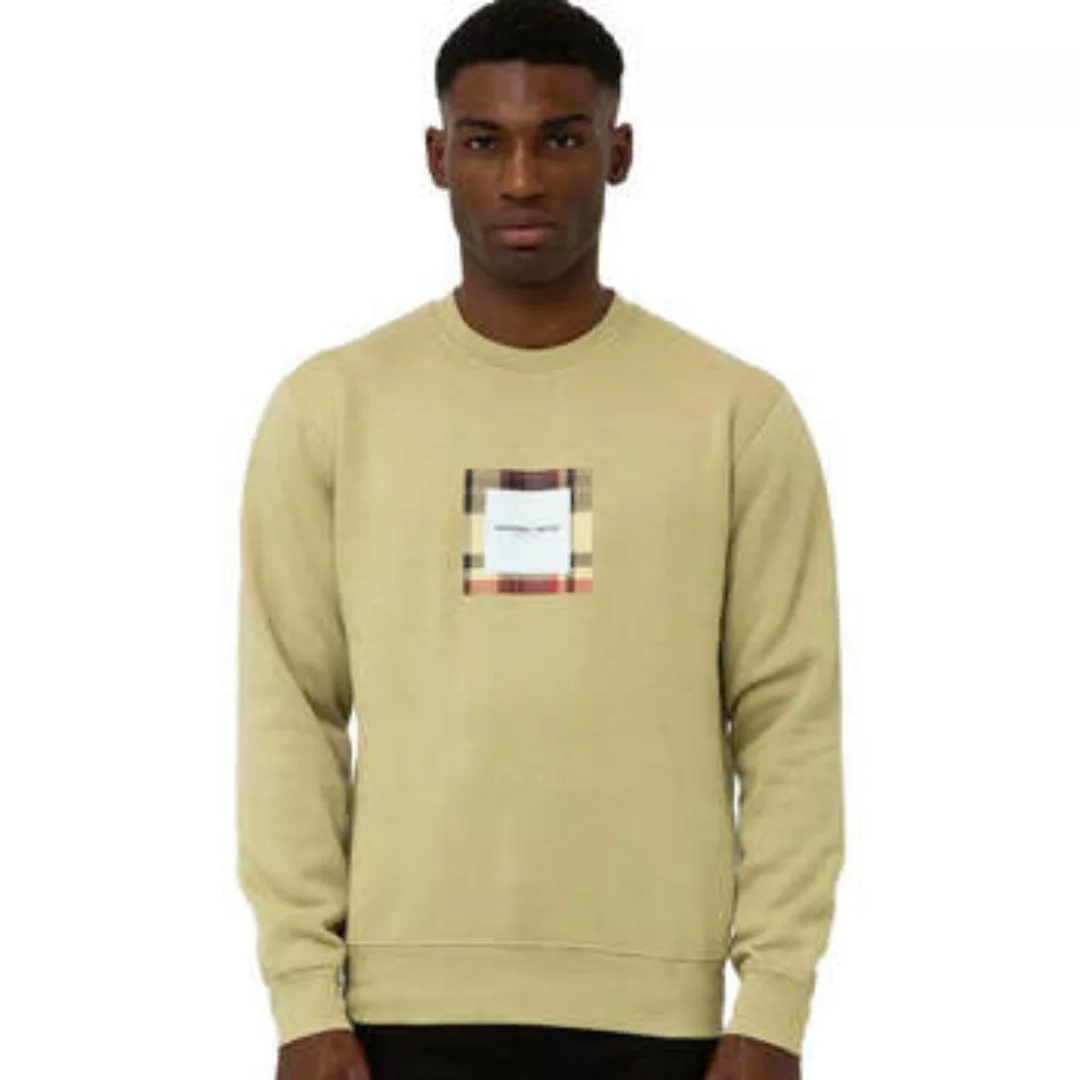 Marshall Artist  Sweatshirt Carter Check Box Crew Sweatshirt Sandstone günstig online kaufen