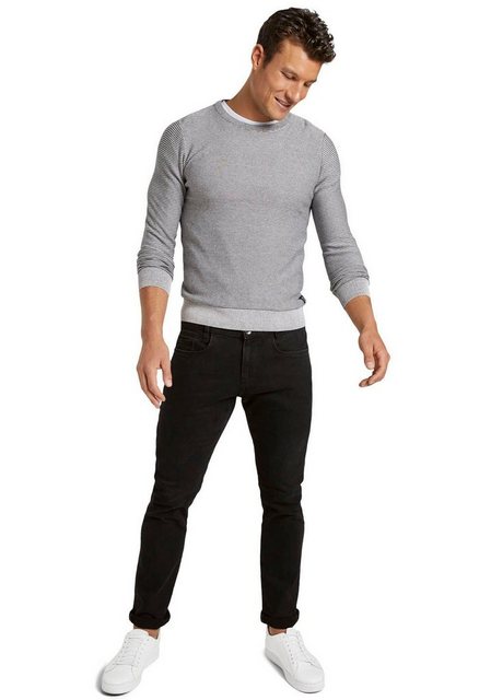 Tom Tailor Herren Jeans Troy - Slim Fit - Schwarz - Black Denim günstig online kaufen