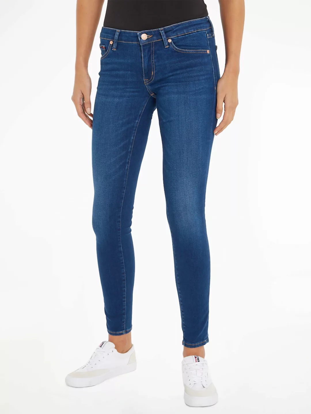 Tommy Jeans Skinny-fit-Jeans mit dezenten Labelapplikationen günstig online kaufen