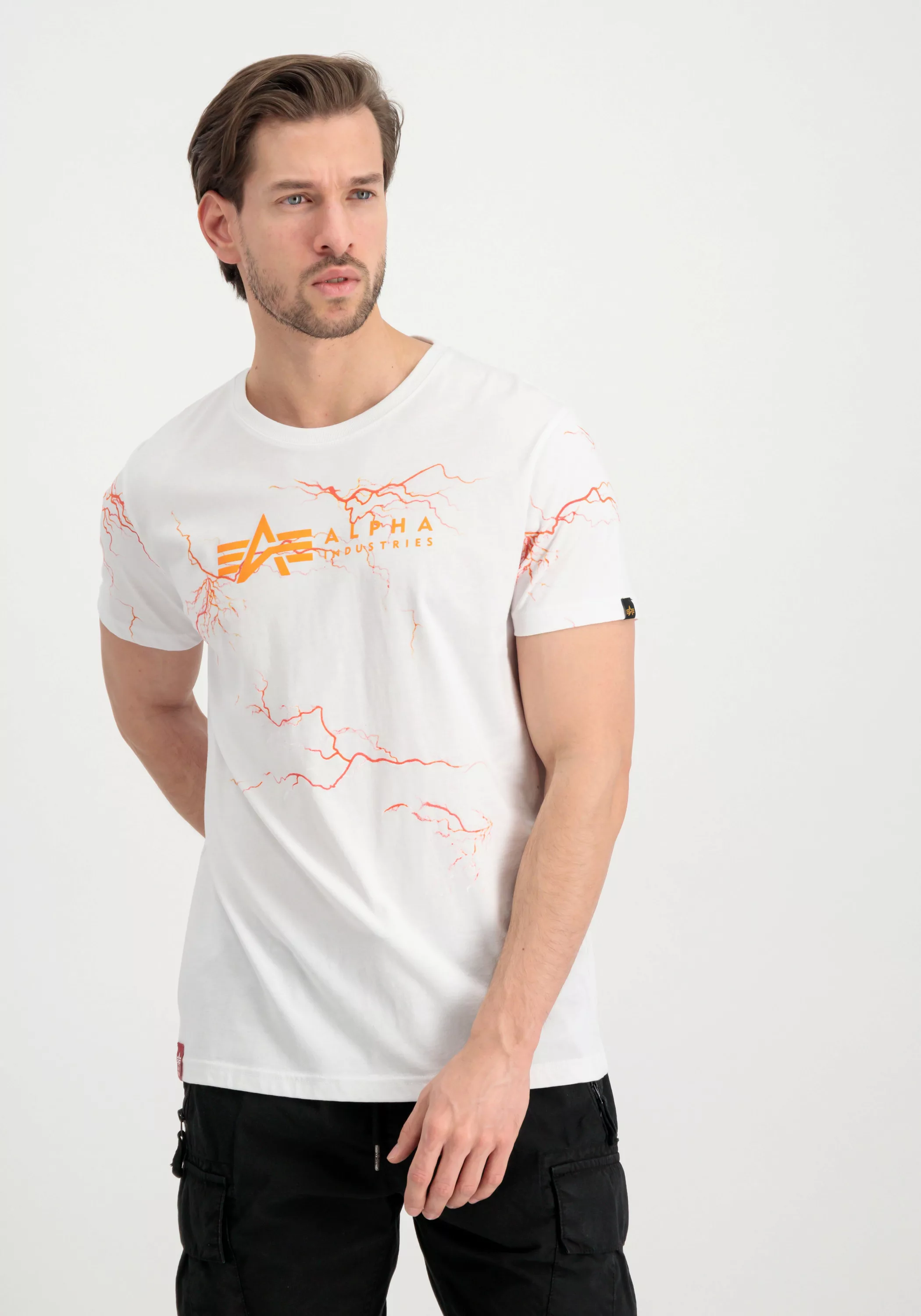 Alpha Industries T-Shirt "Alpha Industries Men - T-Shirts Lightning AOP T" günstig online kaufen