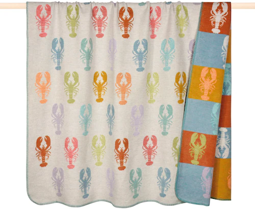 PAD Wohndecke »Lobster«, mit Hummermotiven, Kuscheldecke günstig online kaufen