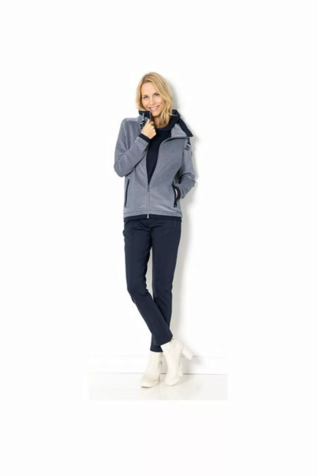 SER Sweatjacke Sweatjacke, Melange W9924310W auch in großen Größen günstig online kaufen