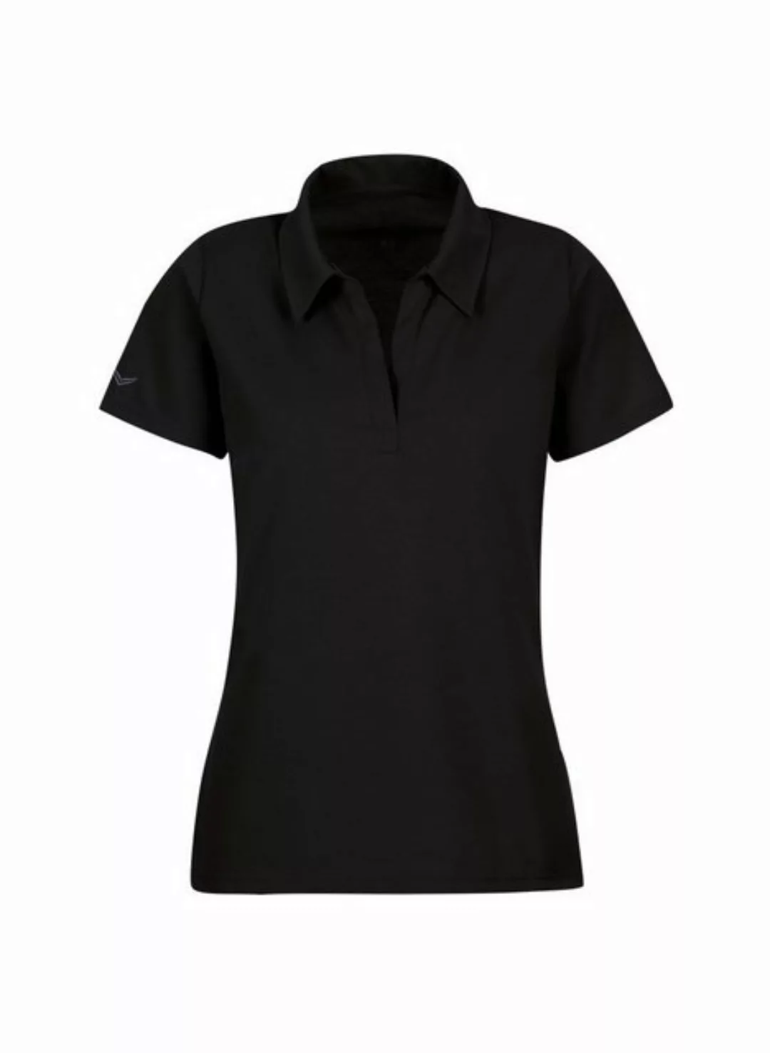 Trigema Poloshirt TRIGEMA Poloshirt ohne Knopfleiste (1-tlg) günstig online kaufen