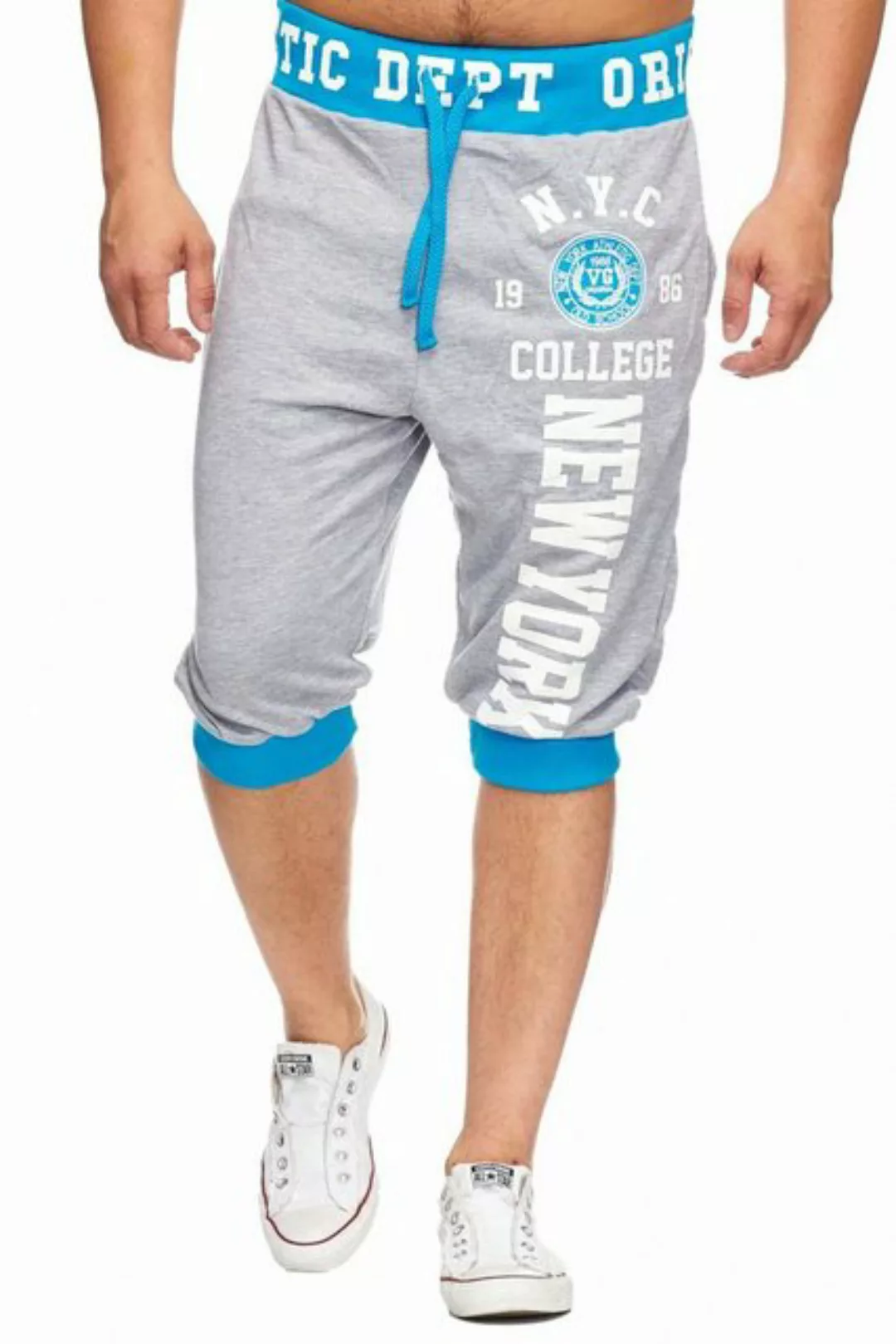 L.gonline Sweatshorts Herren Bermuda-Shorts, Caprihose, Leichte Baumwollhos günstig online kaufen