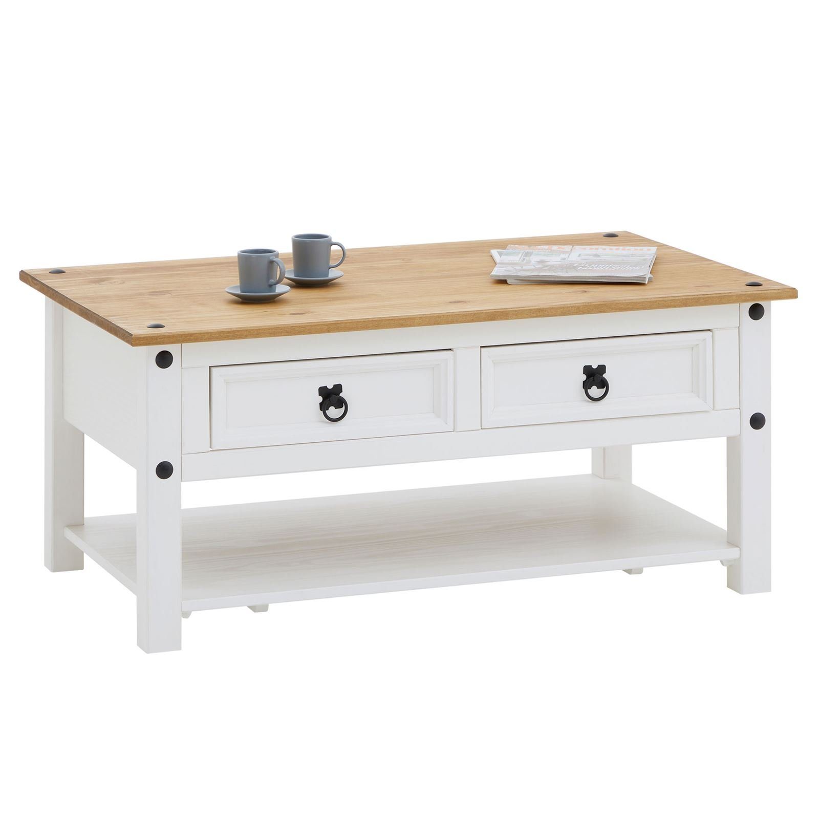 CARO-Möbel Couchtisch CAMPO, Sofatisch aus Kiefer günstig online kaufen
