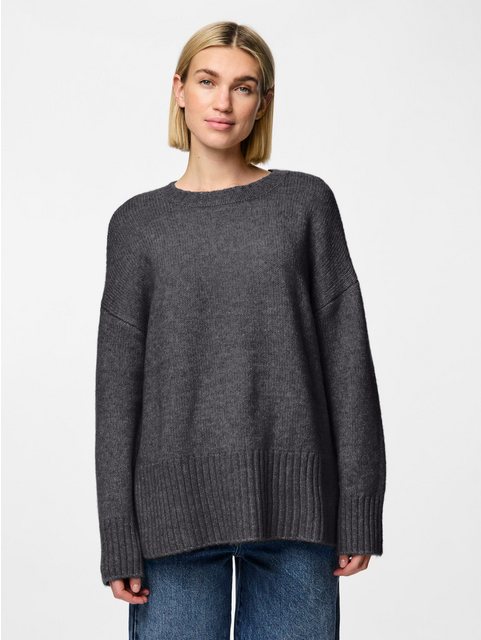 pieces Rundhalspullover PCNANCY LS LOOSE O-NECK KNIT NOOS BC Oversized günstig online kaufen