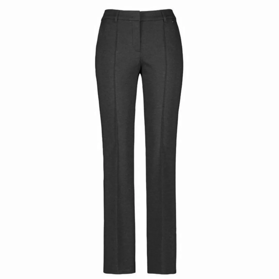 GERRY WEBER Bügelfaltenhose Flared mit Längsbiese (122018-66311) günstig online kaufen