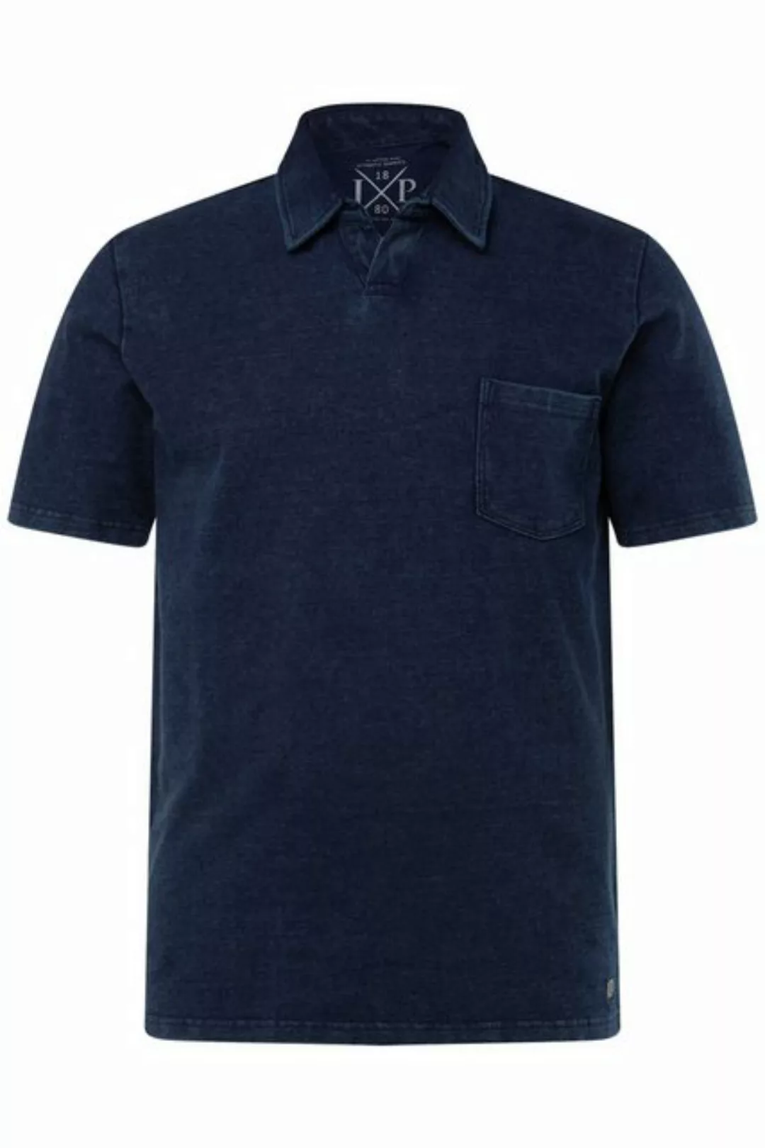 JP1880 Poloshirt Poloshirt Halbarm Piqué Jeanslook bis 8 XL günstig online kaufen