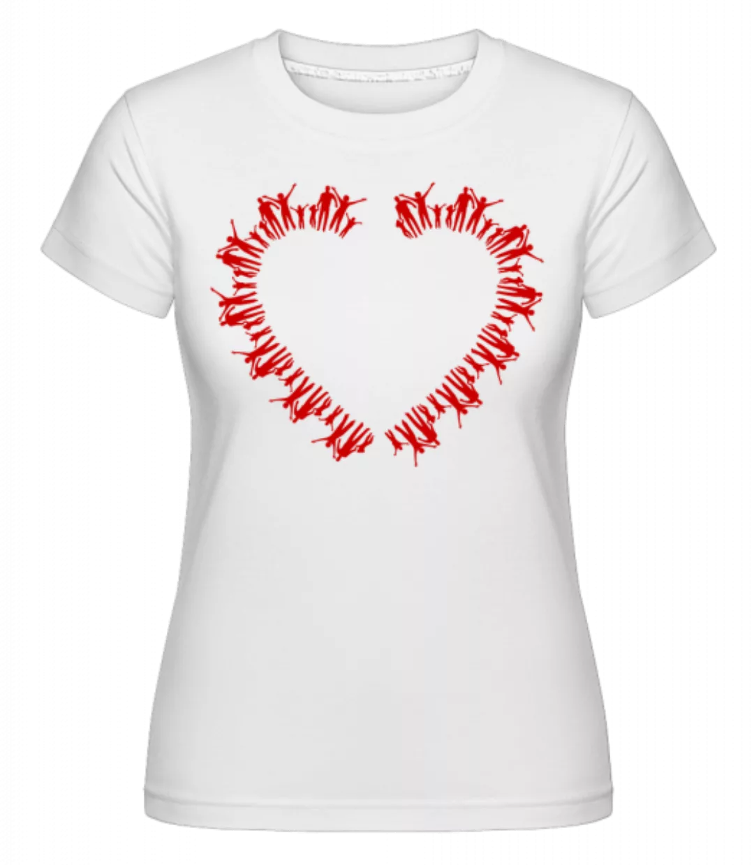 Menschen Herz · Shirtinator Frauen T-Shirt günstig online kaufen