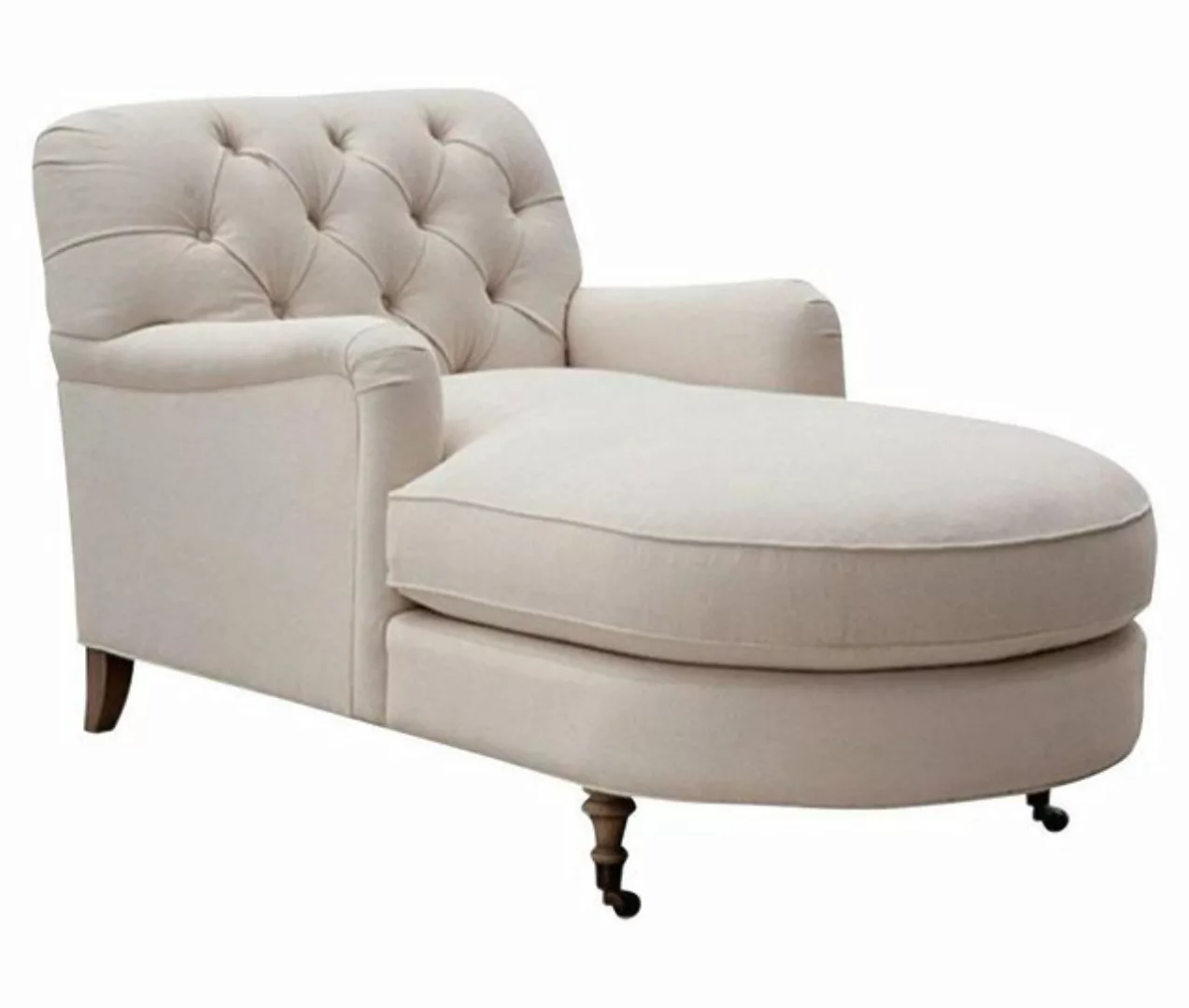 Xlmoebel Chaiselongue Beige Chesterfield Chaiselongue Wohnzimmerschrank Mod günstig online kaufen