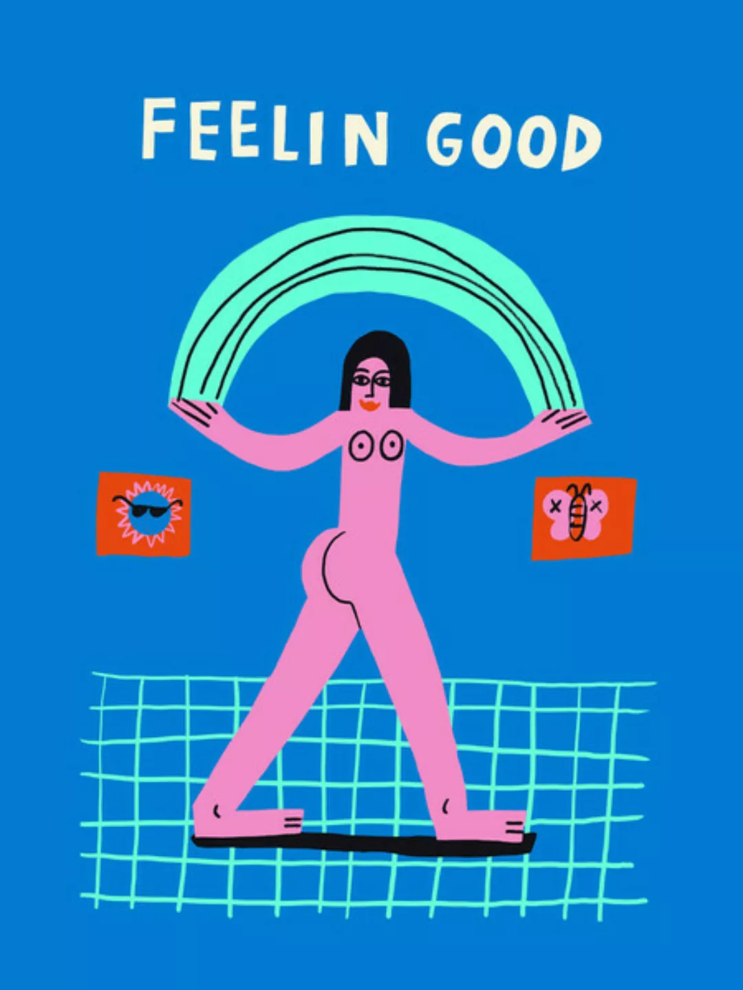Poster / Leinwandbild - Feelin Good günstig online kaufen
