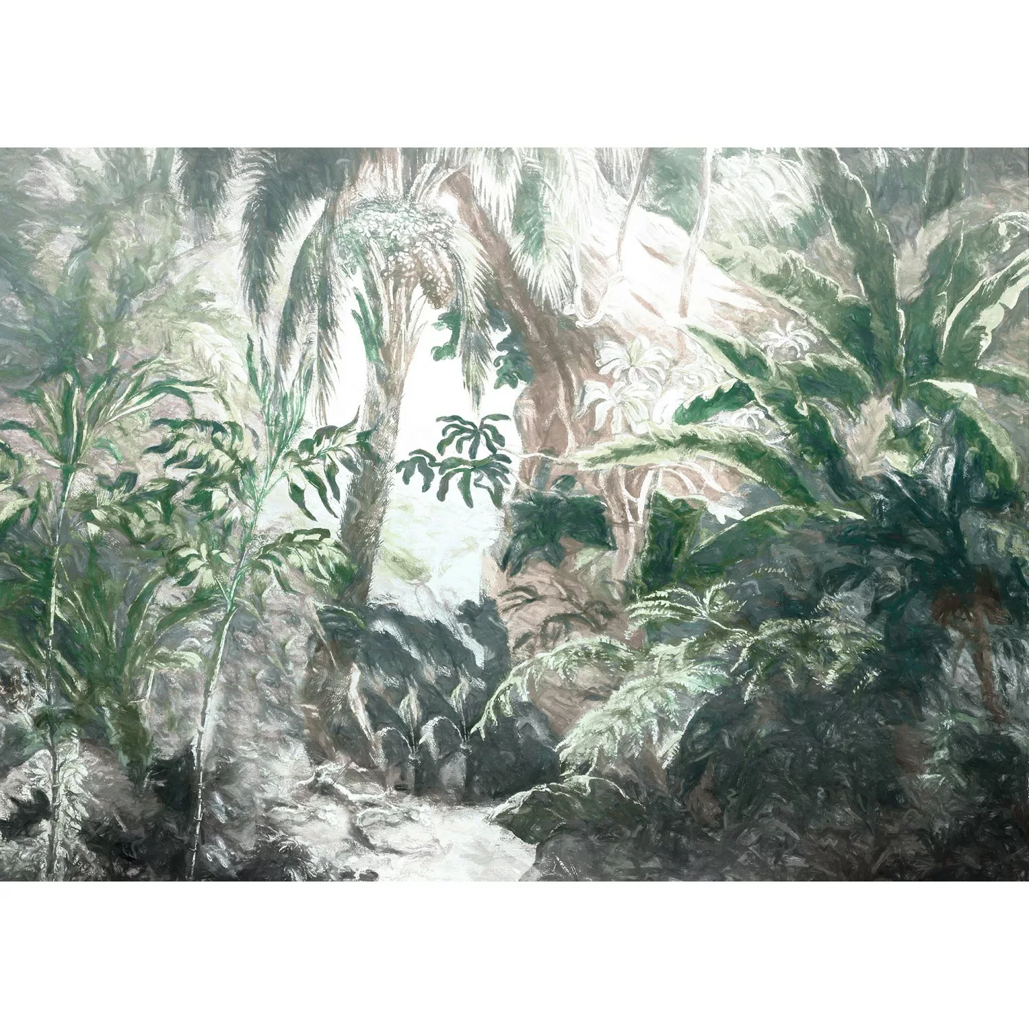 Komar Fototapete Fata Morgana Dschungel B/L: ca. 350x250 cm günstig online kaufen