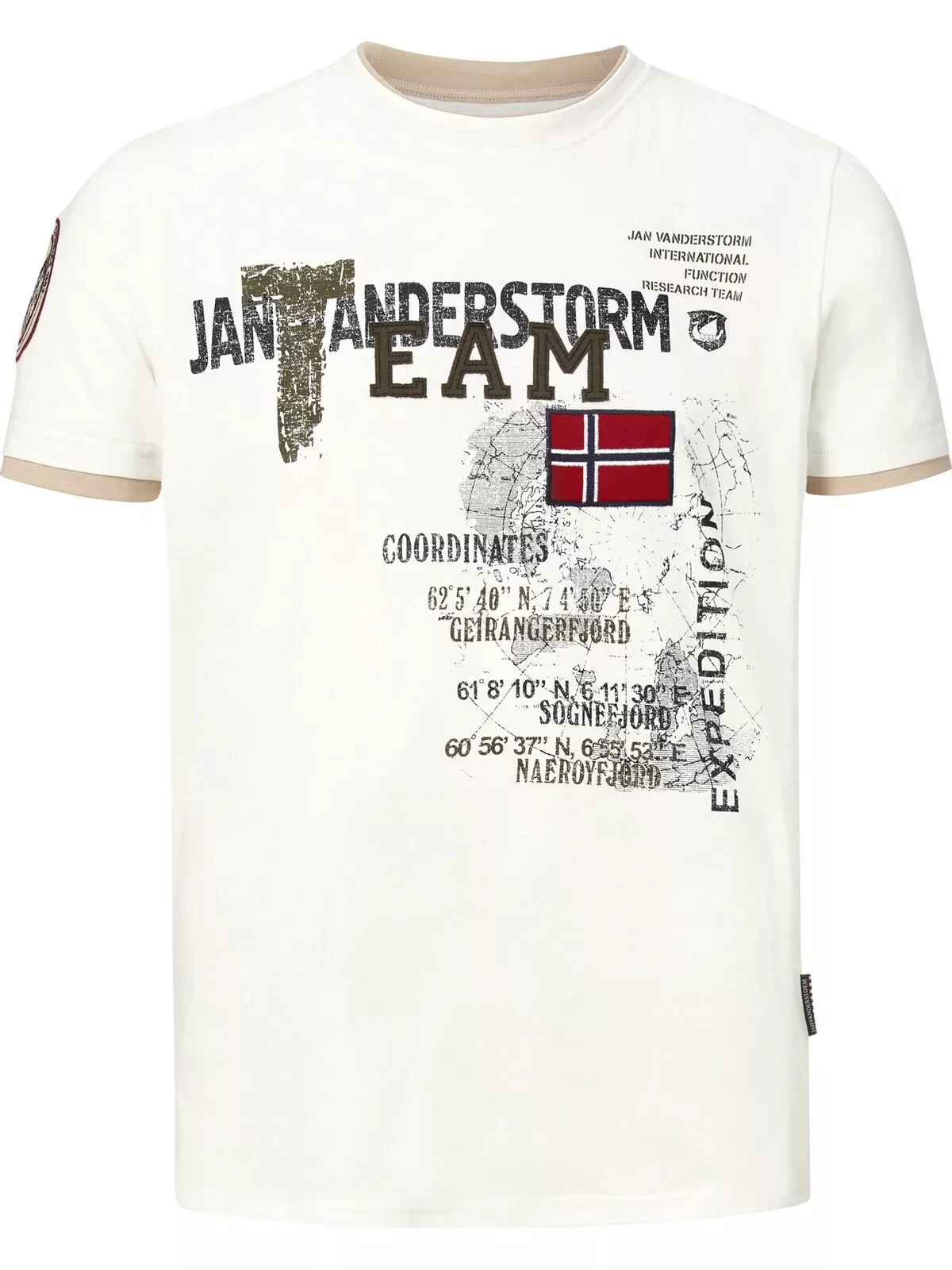 Jan Vanderstorm T-Shirt "T-Shirt SÖLVE" günstig online kaufen