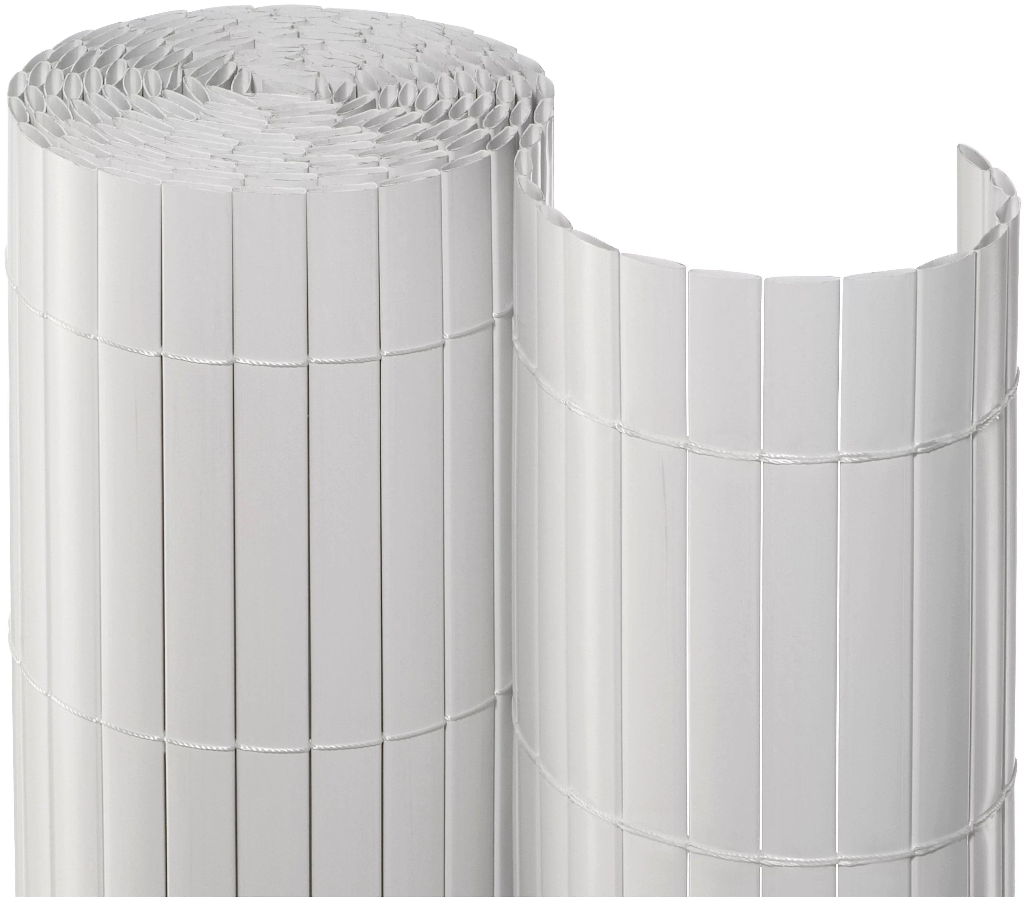 Sichtschutzmatte PVC 180 cm x 300 cm Silber günstig online kaufen