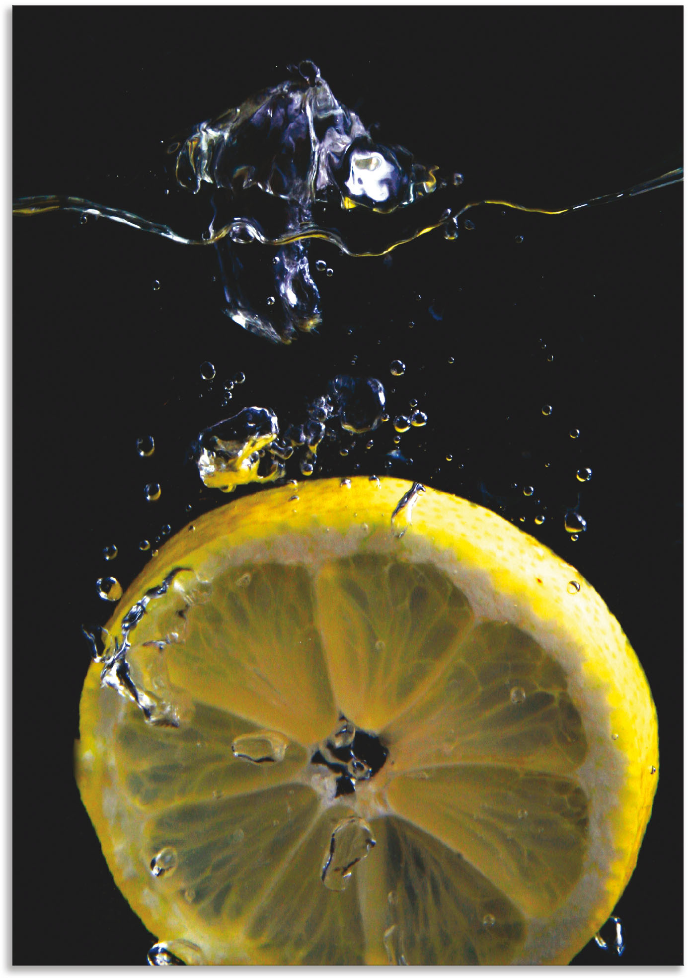 Artland Wandbild »Zitrone«, Lebensmittel, (1 St.), als Alubild, Outdoorbild günstig online kaufen