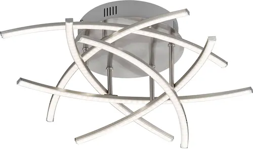 FISCHER & HONSEL LED Deckenleuchte »Cross TW«, 6 flammig, Leuchtmittel LED- günstig online kaufen