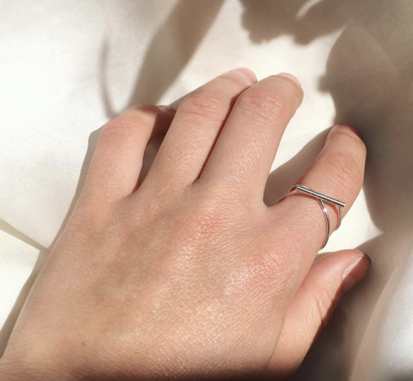 Minimalistischer Sterling Silber Ring ''Find a Way'' günstig online kaufen