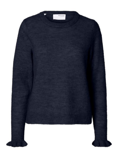 SELECTED FEMME Strickpullover SLFLULU (1-tlg) Rüschen günstig online kaufen