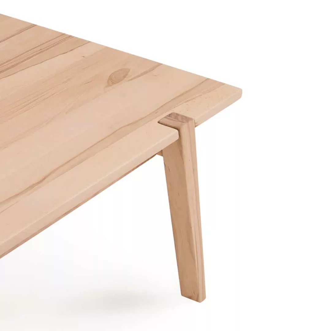 Vollholztisch aus Kernbuche Massivholz 120 cm breit günstig online kaufen