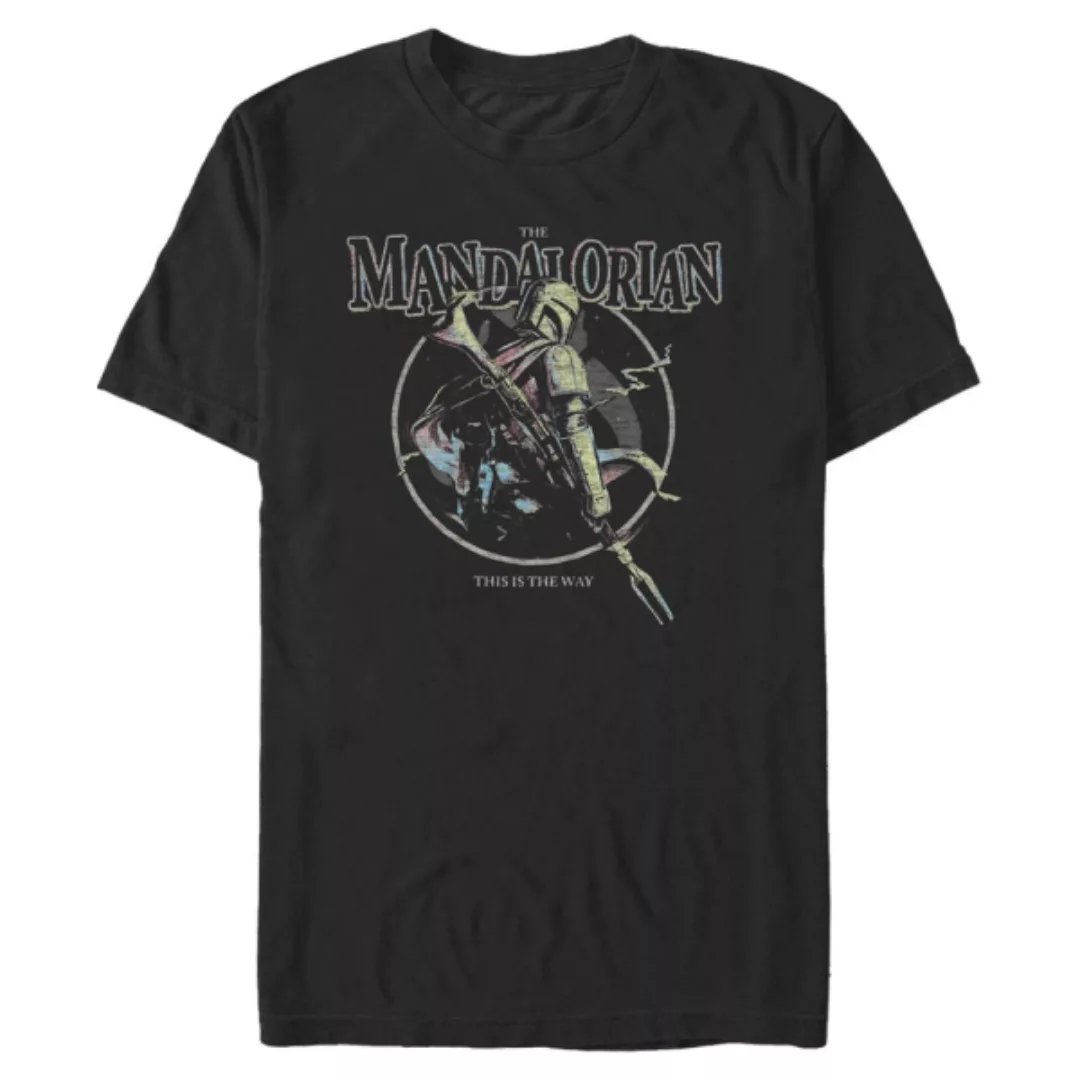 Star Wars - The Mandalorian - Mandalorian Pastel Pop - Männer T-Shirt günstig online kaufen