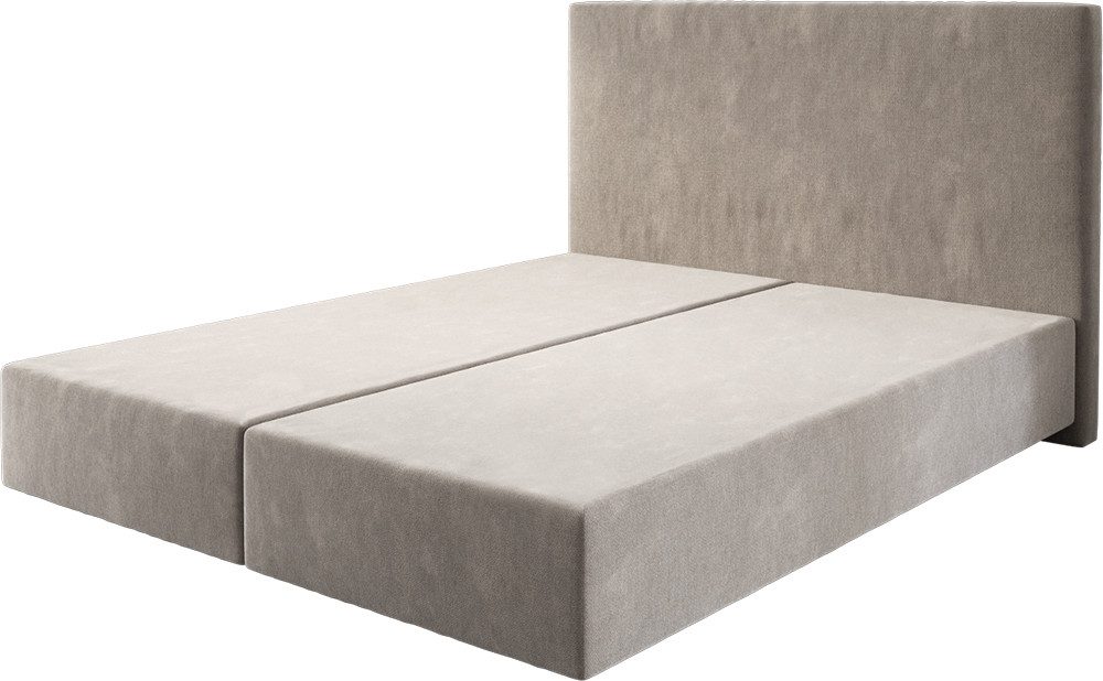 DELIFE Bettgestell Dream-Well, Mikrofaser Beige 160x200 günstig online kaufen