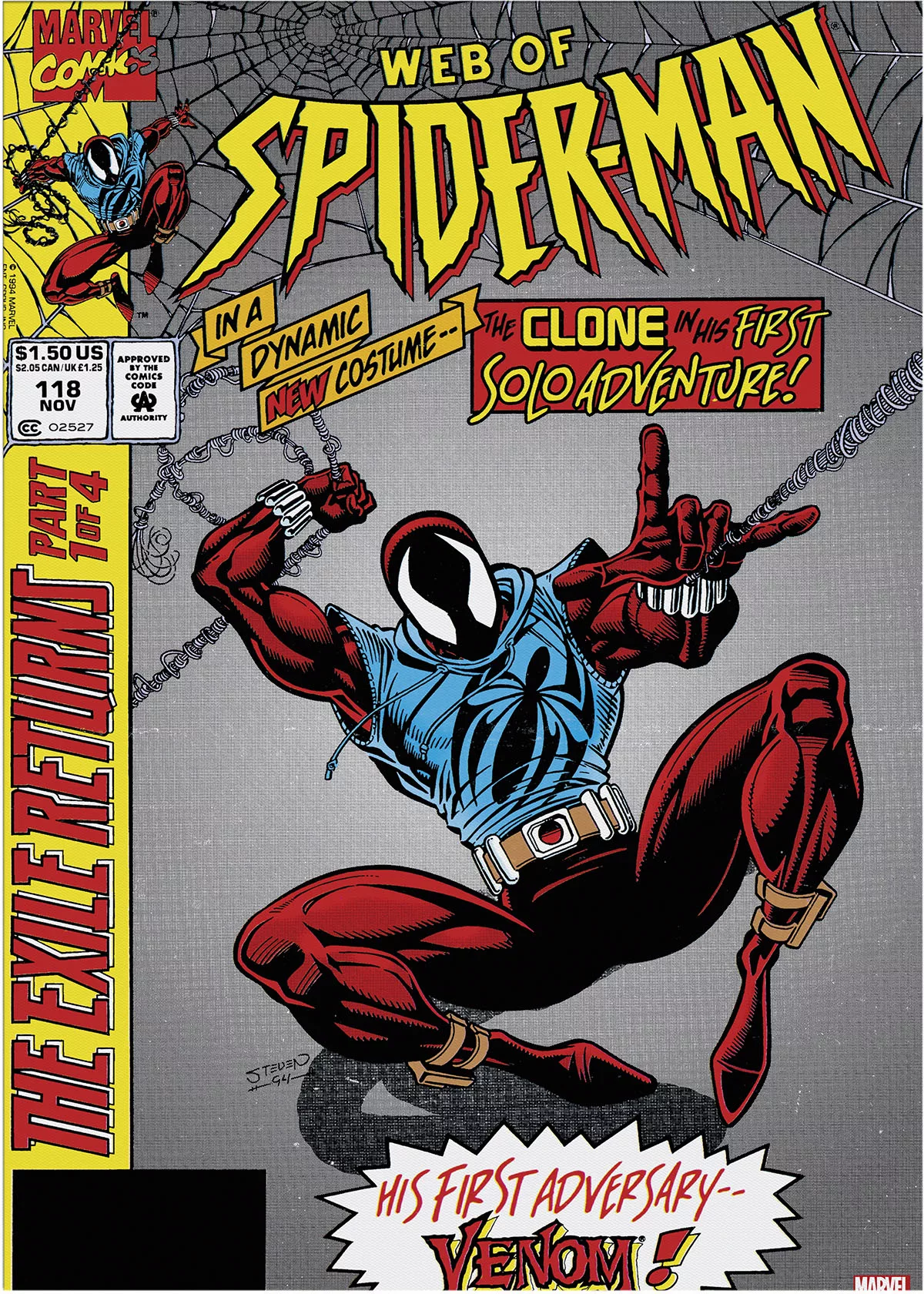 MARVEL Leinwandbild "Web of Spiderman", (1 St.) günstig online kaufen