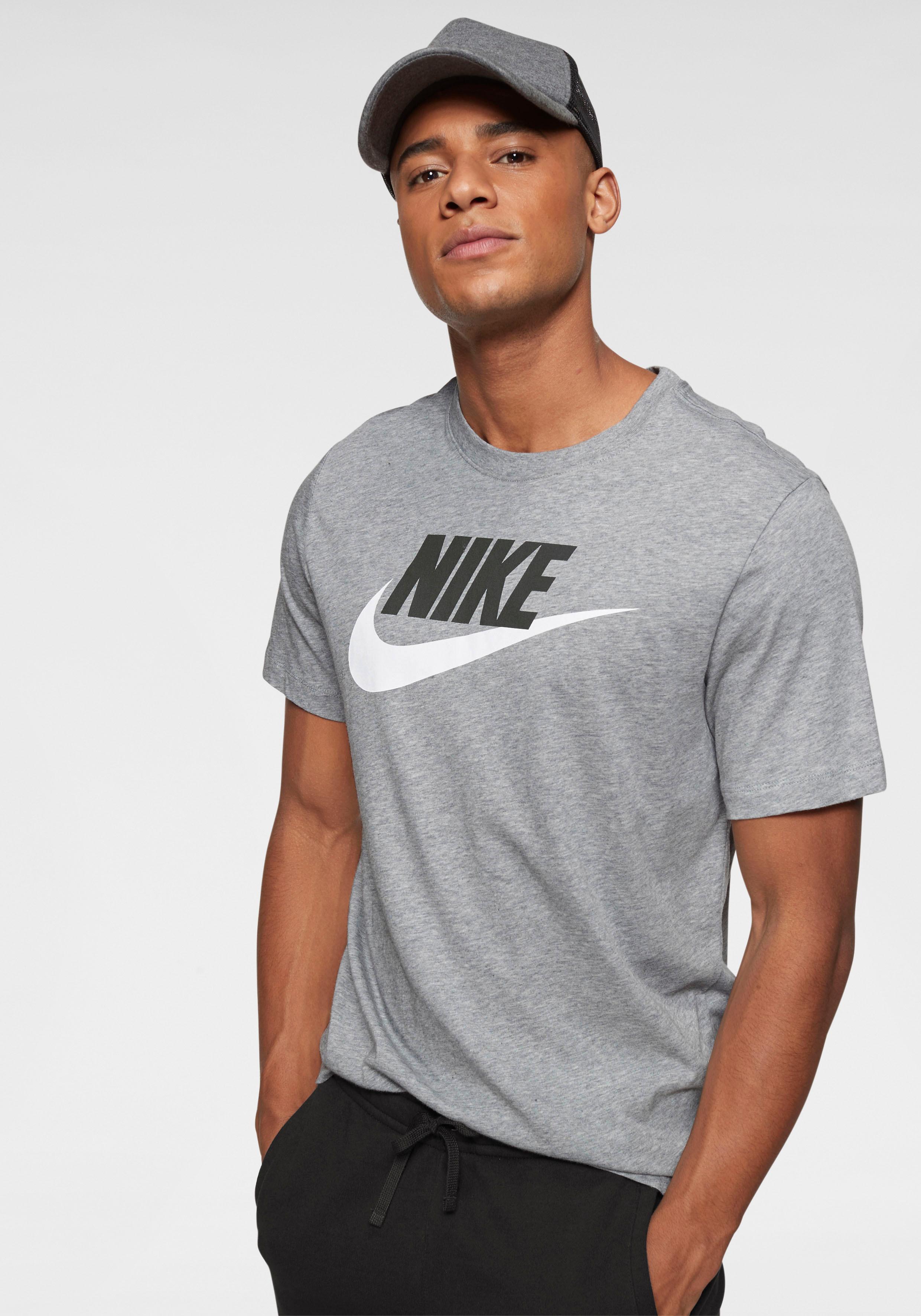 Nike Sportswear Icon Futura Kurzarm T-shirt 2XL Dark Grey Heather / Black / günstig online kaufen