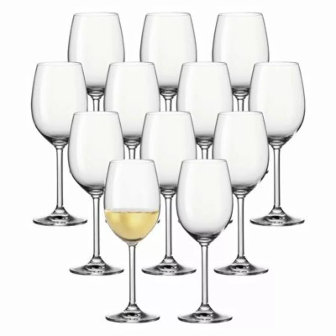 LEONARDO DAILY Weißweinglas 370 ml 12er Set Weißweingläser transparent günstig online kaufen
