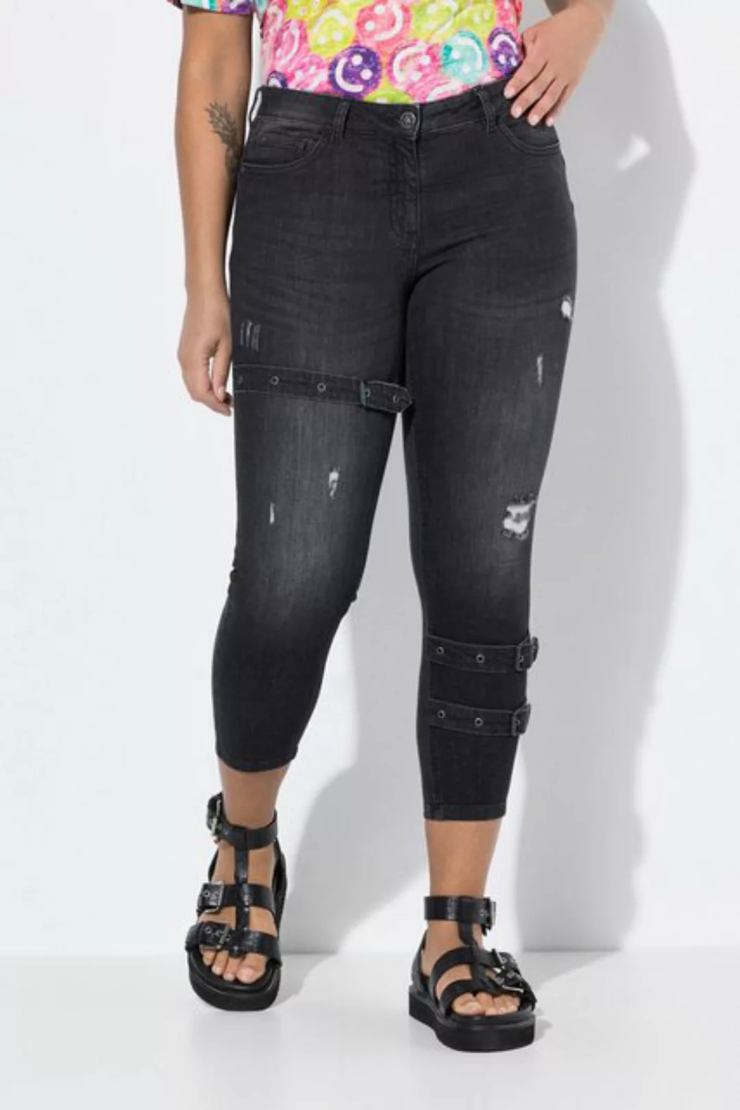 Angel of Style Röhrenjeans PushUp-Jeans Zierschnallen 5-Pocket günstig online kaufen