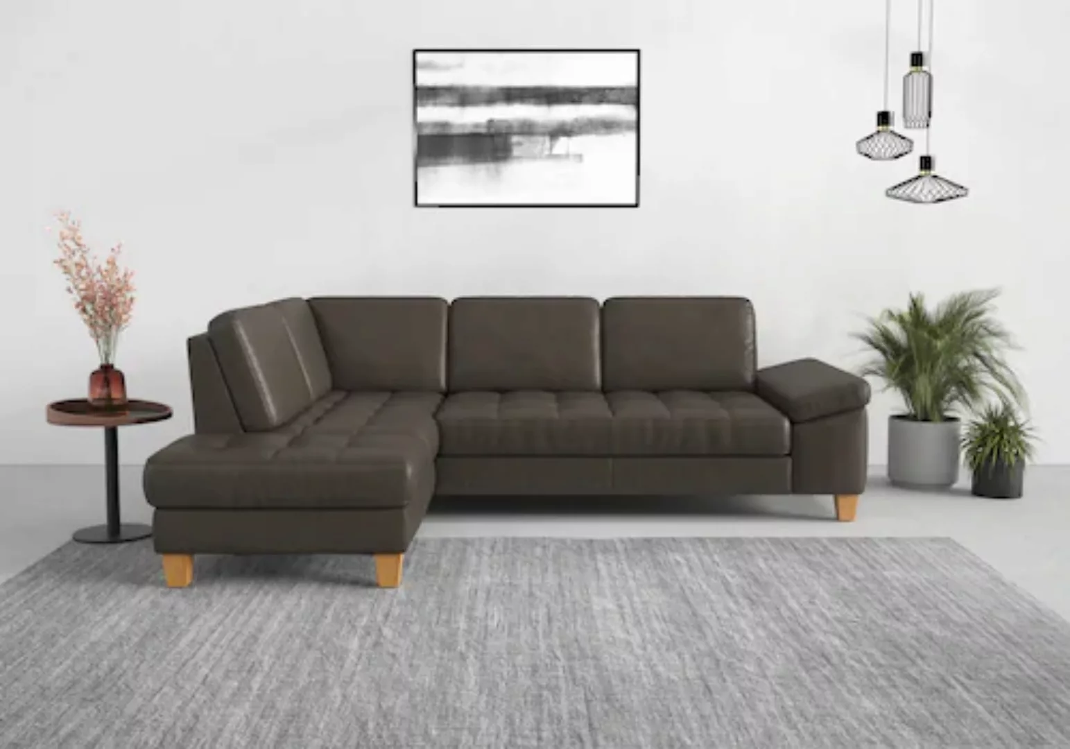 sit&more Ecksofa »Westham L-Form«, mit Ottomane, mit oder ohne Bettfunktion günstig online kaufen