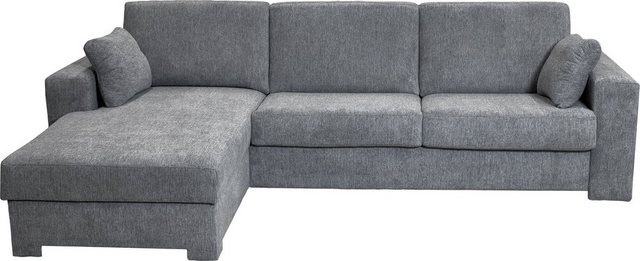 Home affaire Ecksofa Roma "M" Matratzenhöhe 14 cm, Dauerschlaffunktion, mit günstig online kaufen