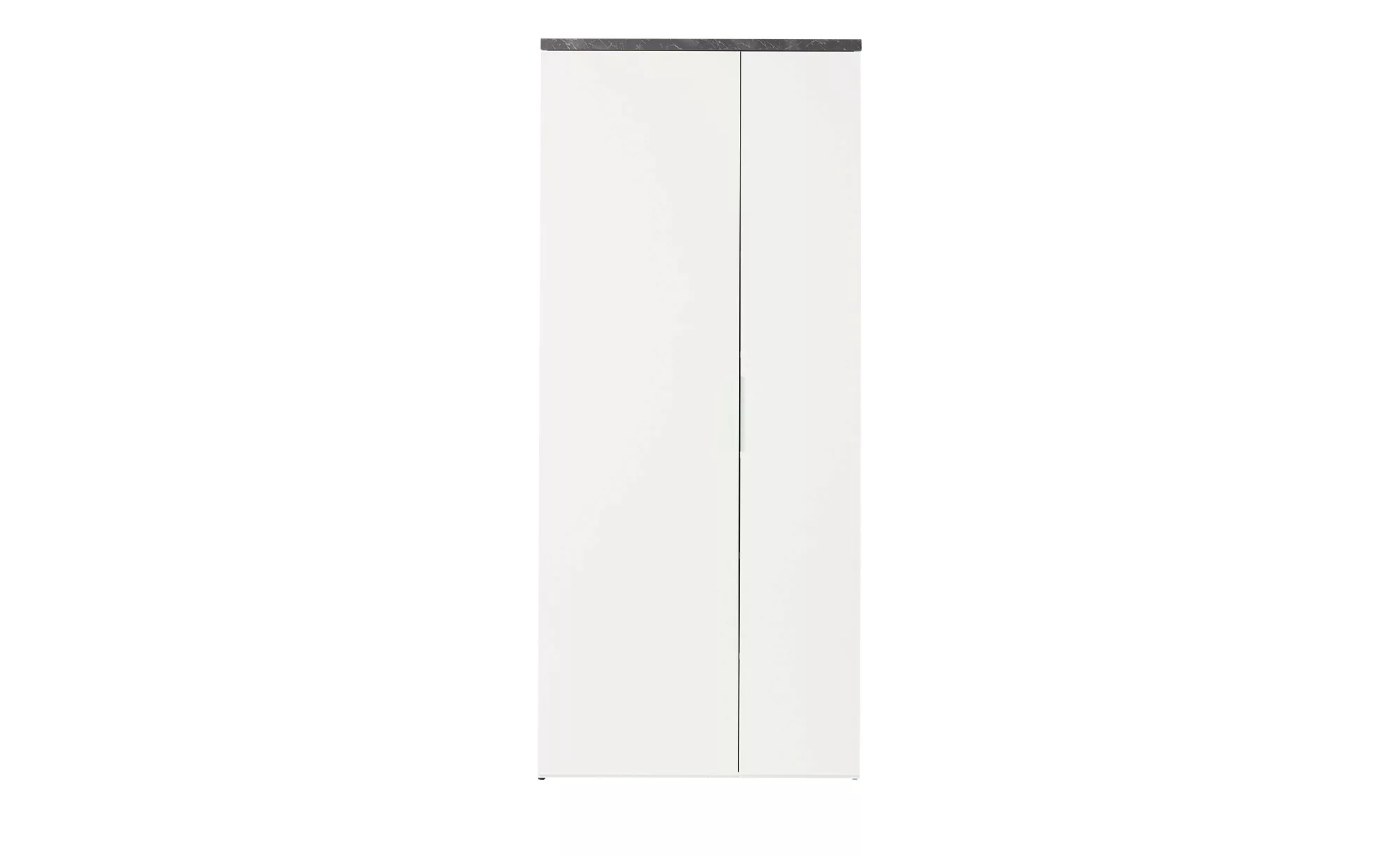 Garderobenschrank  Siena ¦ weiß ¦ Maße (cm): B: 82,3 H: 189,1 T: 35,2 Schrä günstig online kaufen