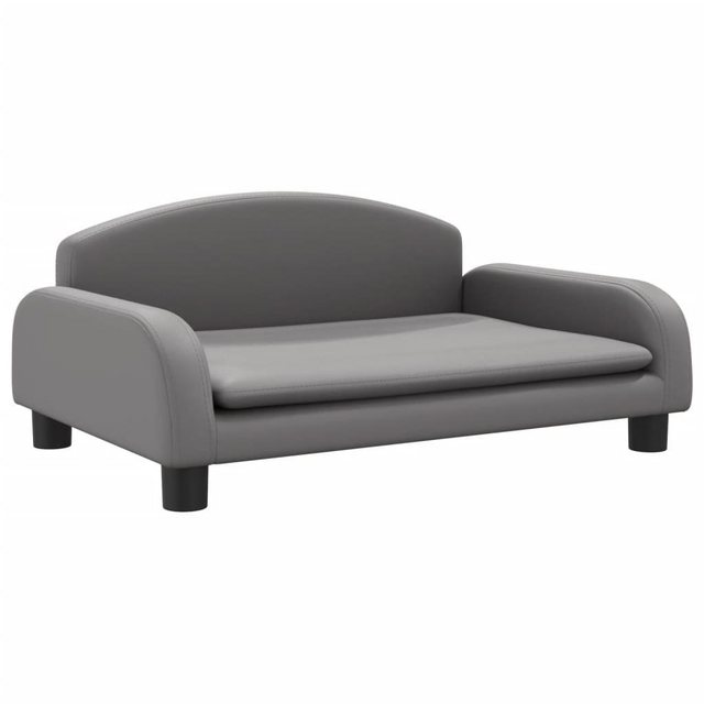 vidaXL Kindersofa Kindersofa Grau 70x45x30 cm Kunstleder Kindercouch Kinder günstig online kaufen