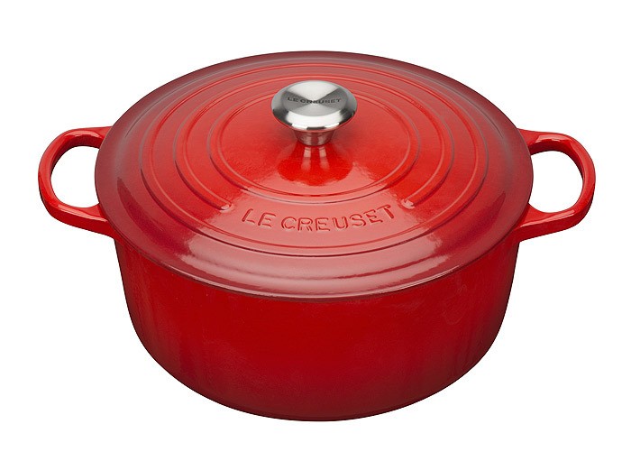 Le Creuset Bräter Signature Rund Gusseisen Kirschrot 20cm günstig online kaufen