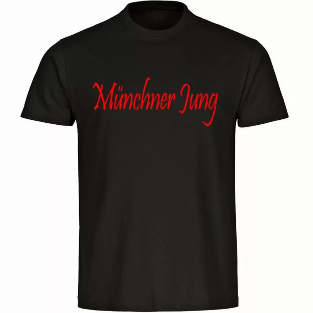 multifanshop T-Shirt Herren München rot - Münchner Jung - Männer günstig online kaufen
