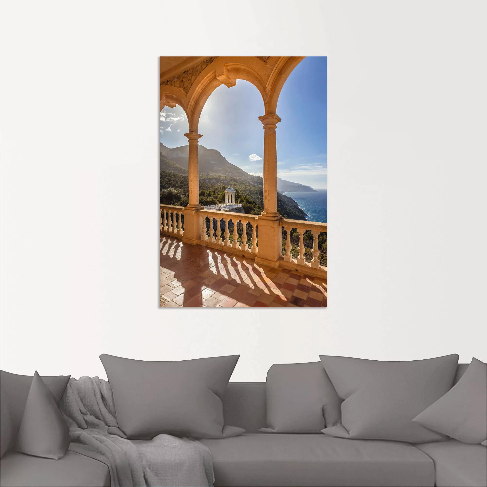 Artland Wandbild "Herrenhaus Son Marroig Küste, Mallorca", Elemente der Arc günstig online kaufen