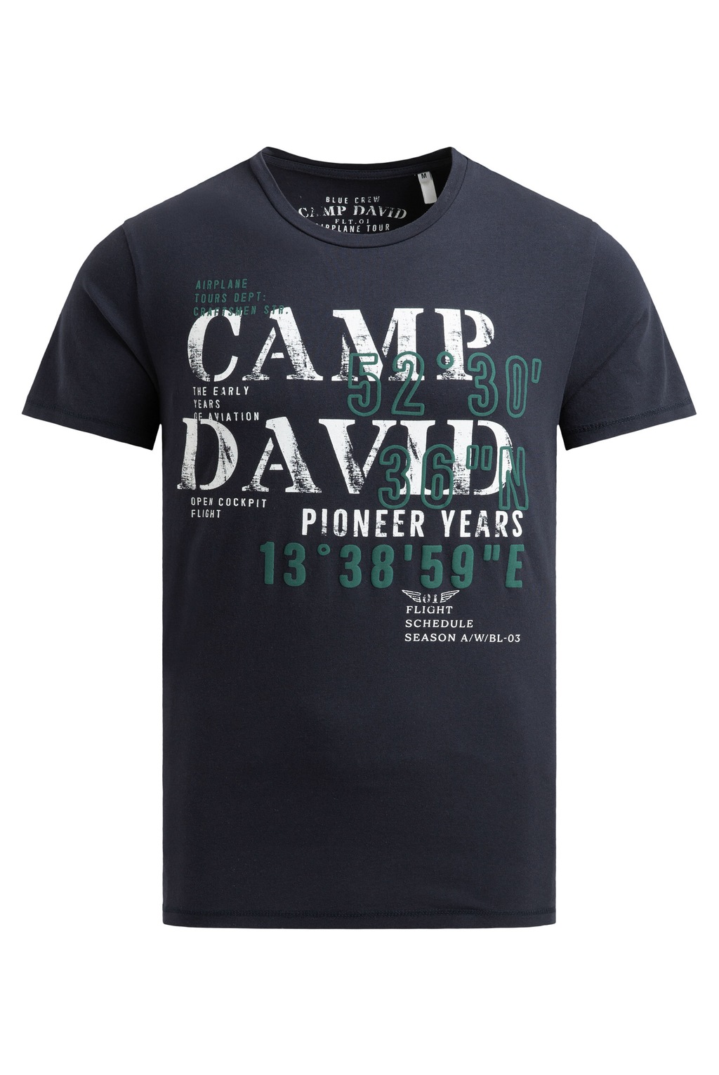CAMP DAVID Rundhalsshirt, aus Baumwolle günstig online kaufen