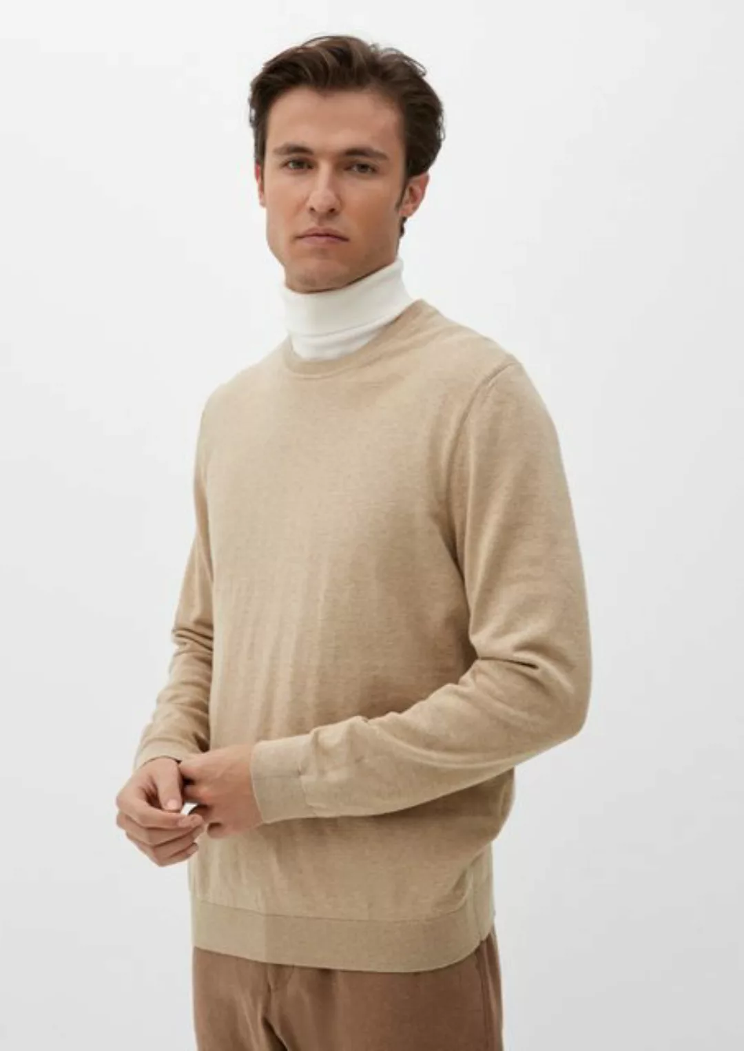 s.Oliver Strickpullover Strickpullover in melierter Optik günstig online kaufen