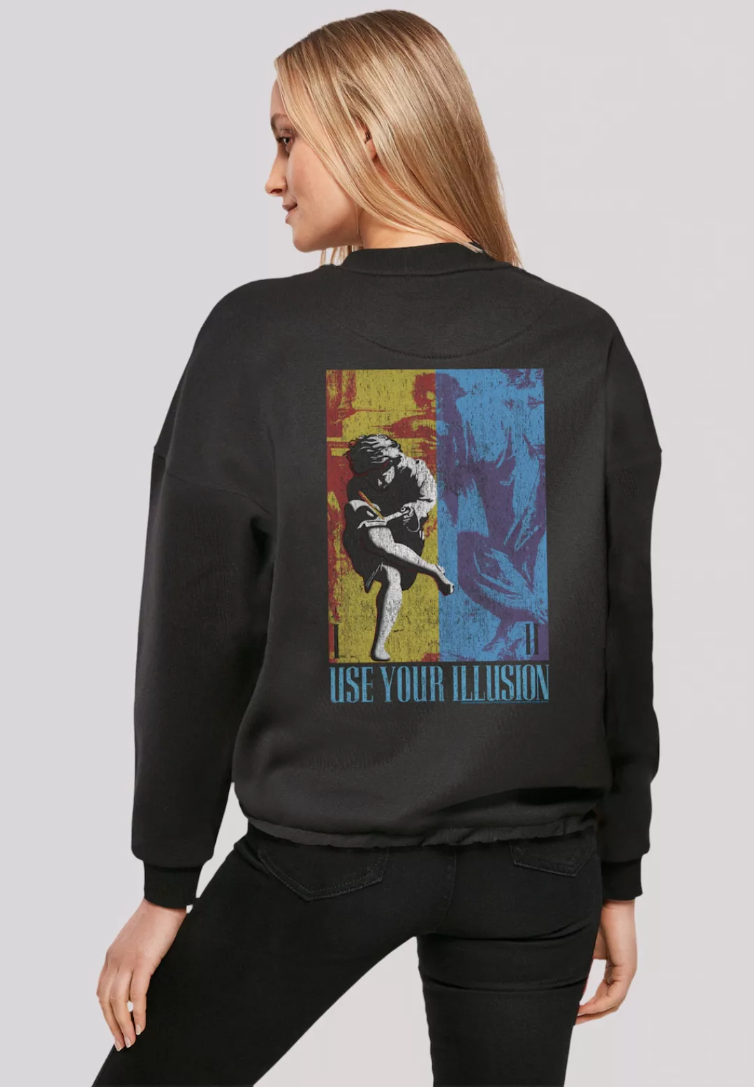 F4NT4STIC Sweatshirt "Guns n Roses Music Double Illusion" günstig online kaufen
