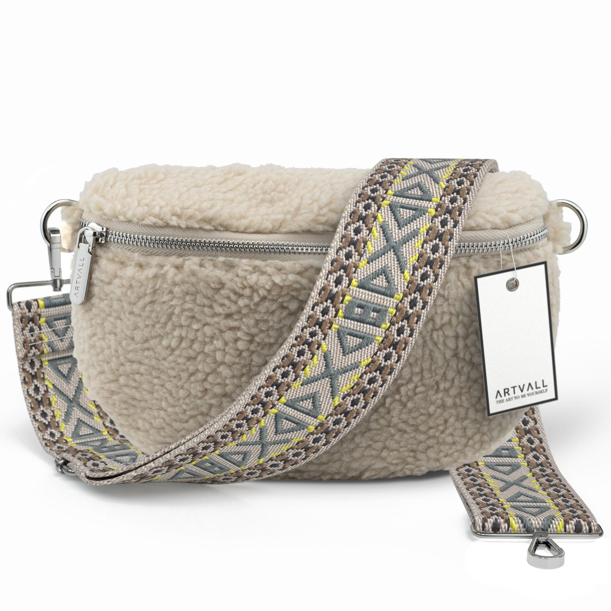 ARTVALL Umhängetasche Teddy Handtasche Brusttasche Schultertasche günstig online kaufen