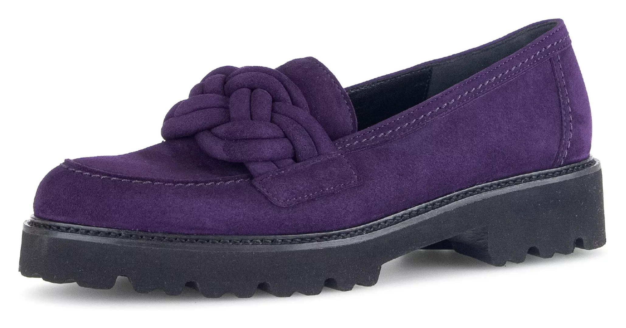 Gabor Loafer, Slipper, Halbschuh, Schlupfschuh mit geflochtenem Zierriegel günstig online kaufen