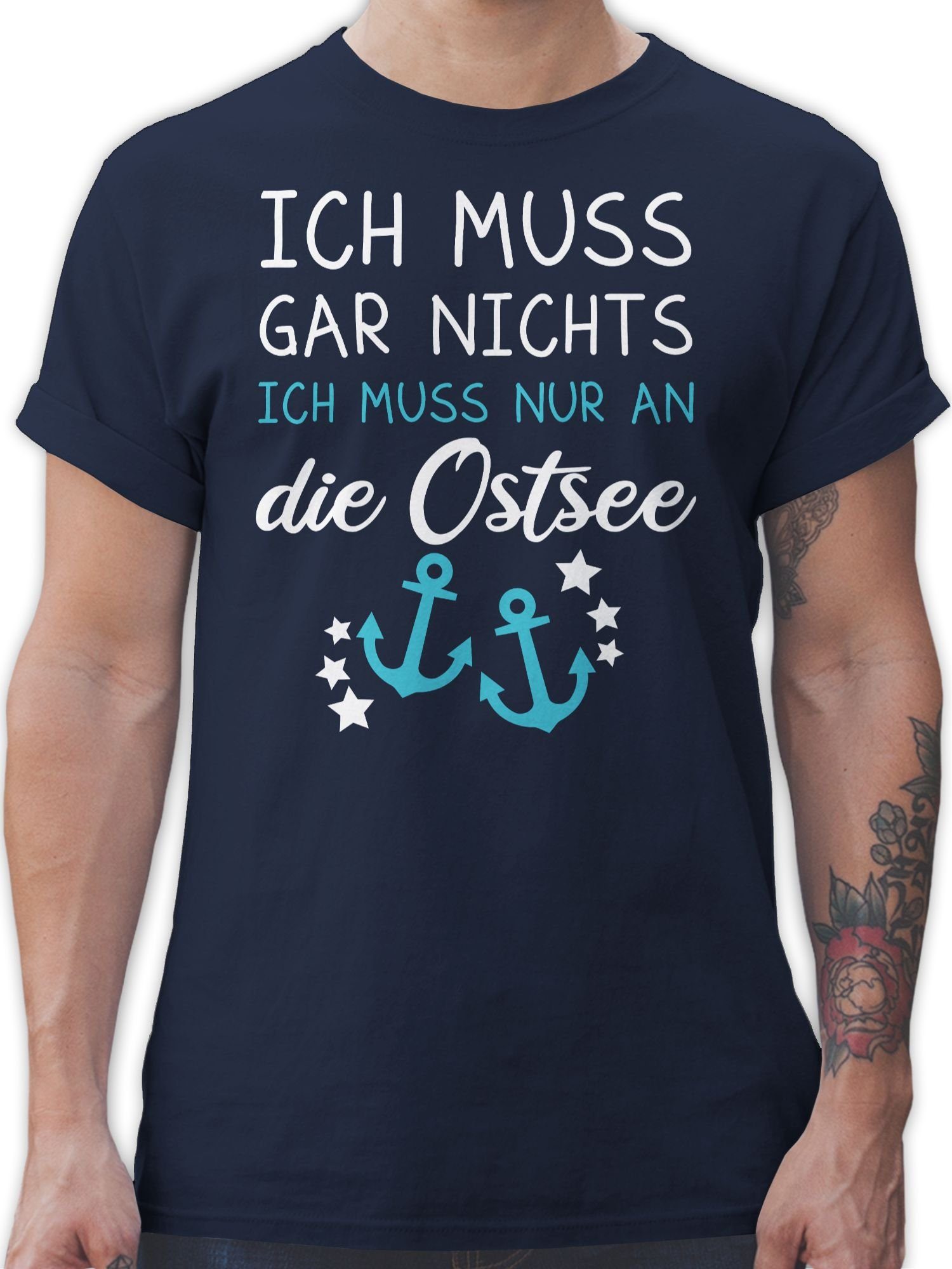 Shirtracer T-Shirt Ich muss gar nichts günstig online kaufen