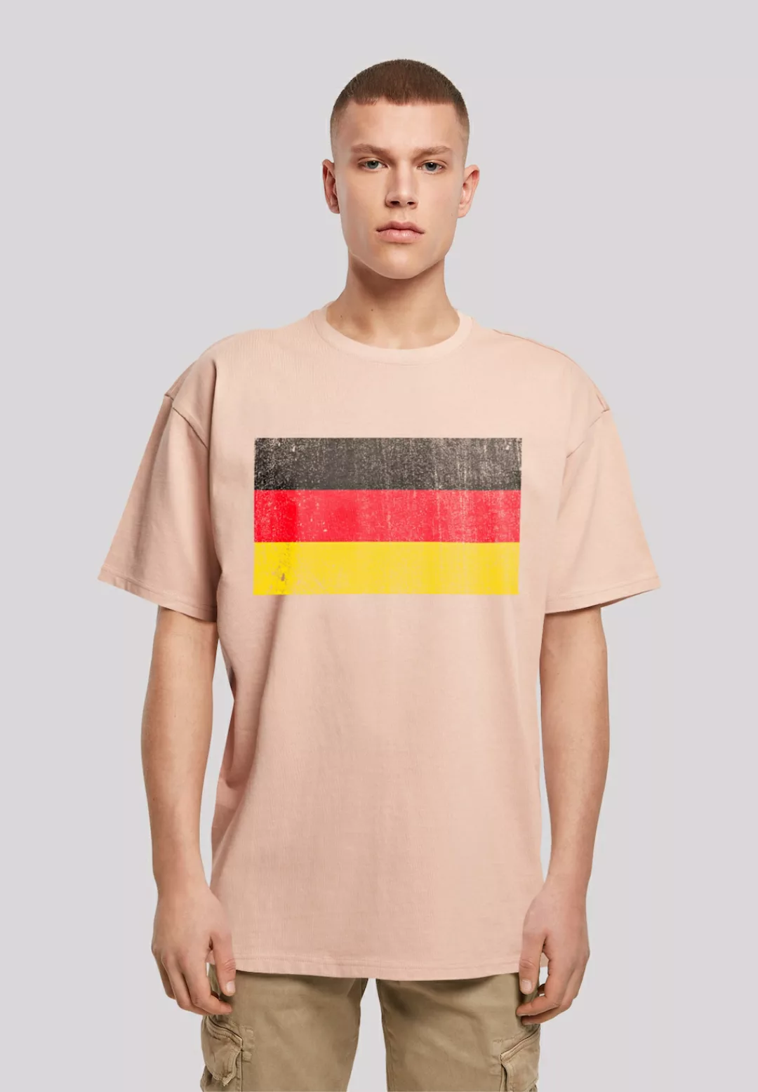 F4NT4STIC T-Shirt "Germany Deutschland Flagge distressed", Print günstig online kaufen