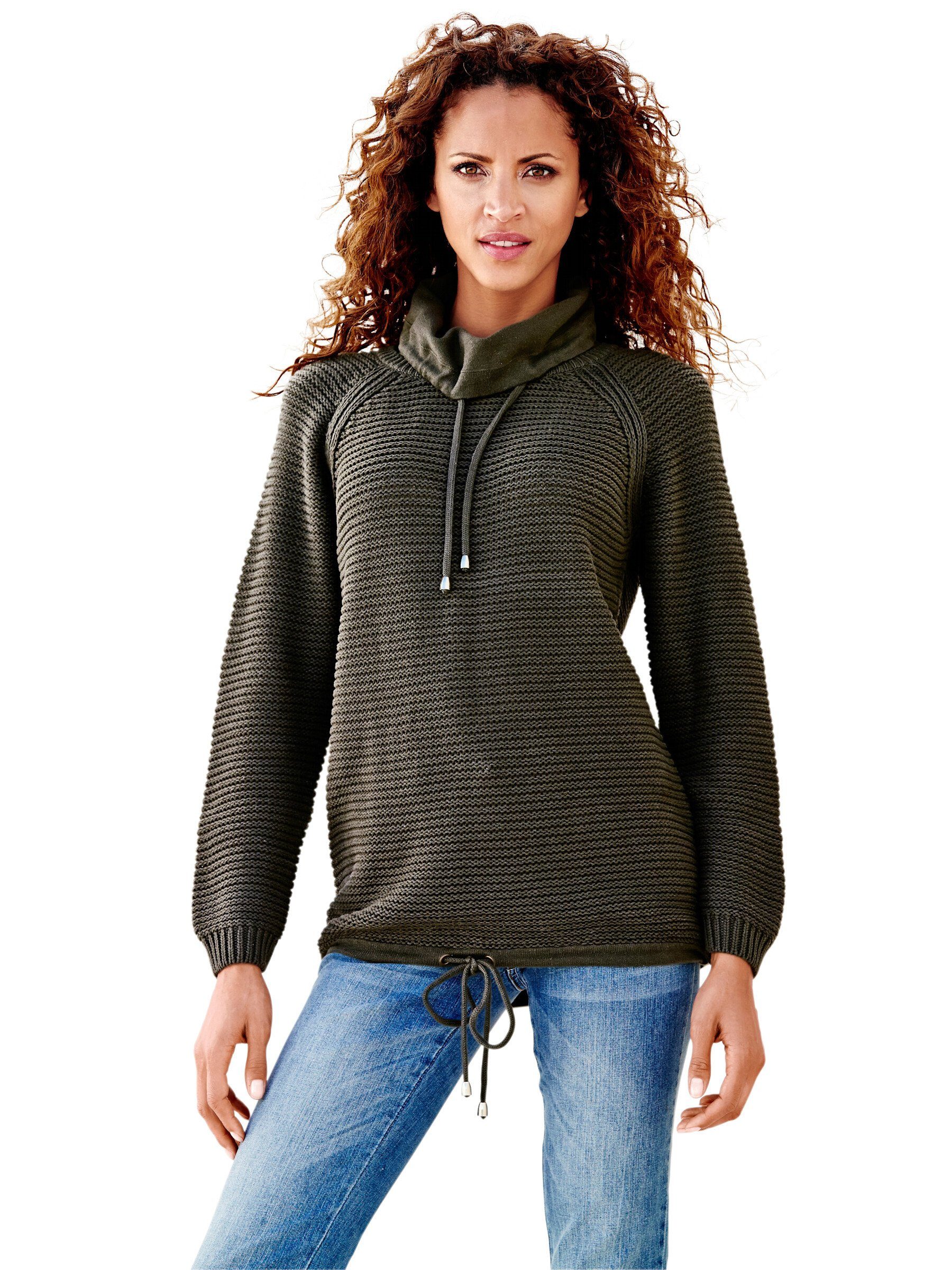 heine Strickpullover Troyer günstig online kaufen