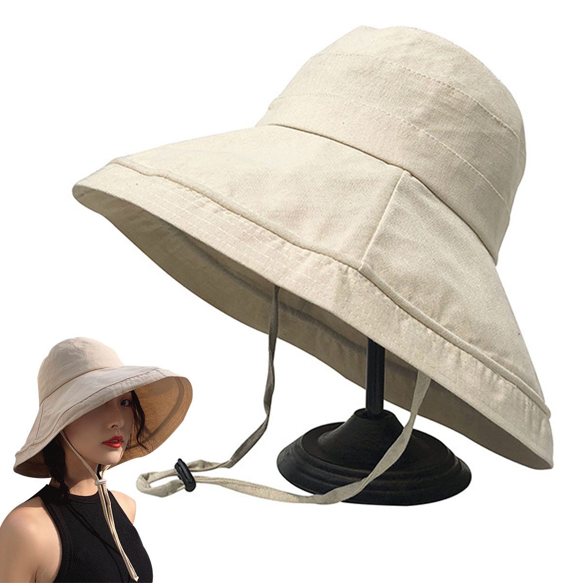 RWEUOQ Sonnenhut Sonnenhut mit breiter Krempe günstig online kaufen